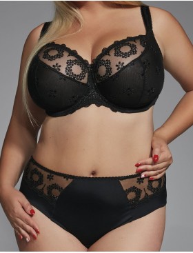 Бюстгальтер мягкий Kris Line FORTUNA soft черный, Цвет: черный, Размеры: 65JJ, изображение 2