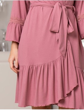 Трикотажный халат Mia-Amore LANA 1883, Цвет: какао, Размеры: L/XL, изображение 5