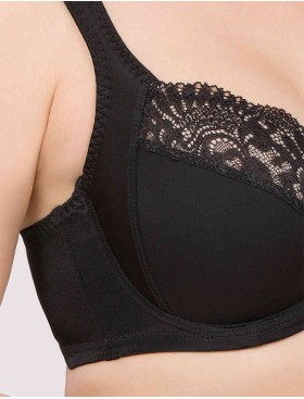 Бюстгальтер мягкий с подкроем Nikol Djumon 132 15B черный, Цвет: черный, Размеры: 90H, изображение 4