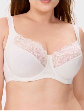 Бюстгальтер мягкий с подкроем Nikol Djumon 132 15B молоко, Цвет: молоко, Размеры: 90H