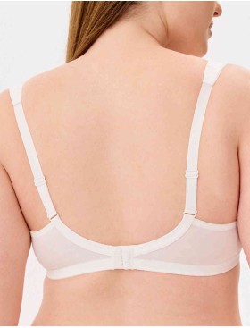 Бюстгальтер мягкий с подкроем Nikol Djumon 132 15B молоко, Цвет: молоко, Размеры: 90H, изображение 2