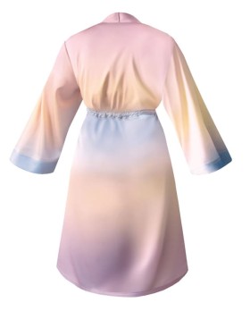 Длинный атласный халат Nipplex ZORA ombre, Цвет: мультиколор, Размеры: S/M, изображение 5