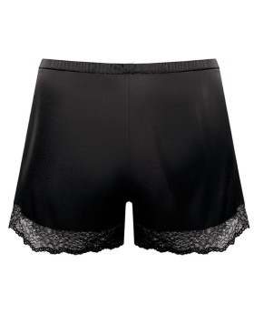 Атласная пижама топ и шорты Nipplex ZORA PAJAMAS черный, Цвет: черный, Размеры: XL, изображение 5