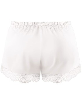 Атласная пижама топ и шорты Nipplex ZORA PAJAMAS пудра, Цвет: молочная пудра, Размеры: M, изображение 6