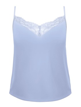 Атласная пижама топ и шорты Nipplex ZORA PAJAMAS голубой, Цвет: голубой, Размеры: L, изображение 3