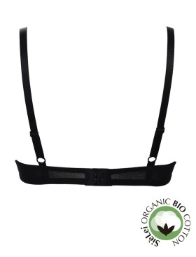 Бюстгальтер мягкий хлопковый Sielei NATURAL COTTON 1442 nero, Цвет: nero (черный), Размеры: 80C, изображение 6