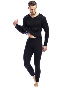 Мужские хлопковые кальсоны UNICONF IN17, Цвет: черный, Размеры: M, изображение 2