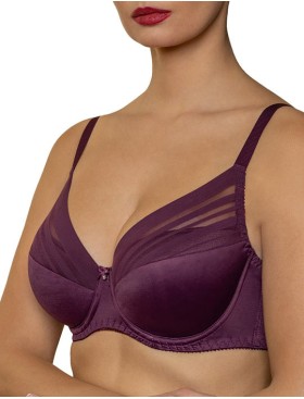 Бюстгальтер балконет Albina L SILUET 8085 слива, Цвет: слива, Размеры: 70E
