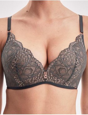 Бюстгальтер супер пуш-ап без косточек Alles LUSSO SUPER P-UP зеленый, Цвет: зеленый, Размеры: 65G