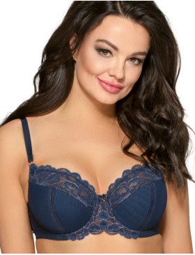 Бюстгальтер полумягкий Ava CASABELLA 1992 PU темно-синий, Цвет: темно-синий, Размеры: 90C, изображение 3