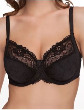 Бюстгальтер с мягкой чашкой Misstyle 2530 / 530 черный, Цвет: черный, Размеры: 70I