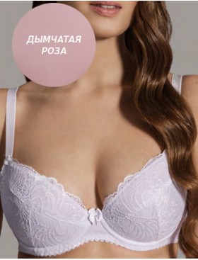 Бюстгальтер балконет пуш-ап Misstyle 2542 дымчатая роза, Цвет: дымчатая роза, Размеры: 85D