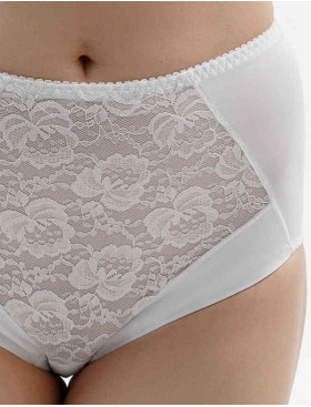 Высокие трусы слипы Misstyle 5009 белый, Цвет: белый, Размеры: L, изображение 3