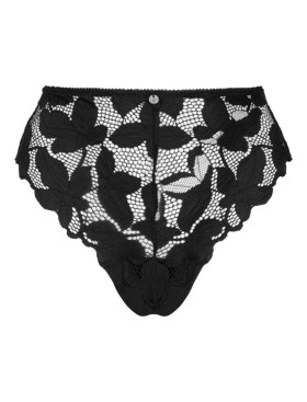 Кружевные трусики бразилиана Obsessive EDITYA PANTIES, Цвет: черный, Размеры: XS/S, изображение 5