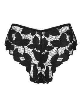 Кружевные трусики бразилиана Obsessive EDITYA PANTIES, Цвет: черный, Размеры: XS/S, изображение 6