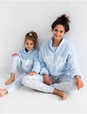 Детская теплая толстовка Sensis BLUE DREAM KIDS, Цвет: голубой, Размеры: 122-128, изображение 5