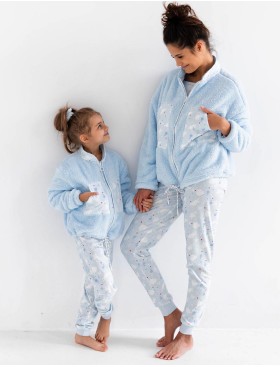 Детская теплая толстовка Sensis BLUE DREAM KIDS, Цвет: голубой, Размеры: 122-128, изображение 6