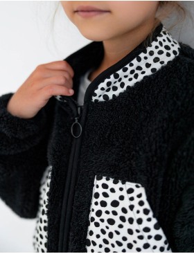 Детская теплая толстовка Sensis LUCKY KIDS, Цвет: черный, Размеры: 122-128, изображение 4