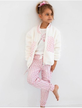 Детская теплая толстовка Sensis NANNY KIDS, Цвет: белый, Размеры: 122-128, изображение 2