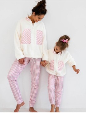 Детская теплая толстовка Sensis NANNY KIDS, Цвет: белый, Размеры: 122-128, изображение 4