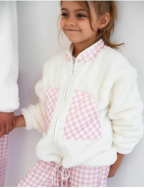 Детская теплая толстовка Sensis NANNY KIDS, Цвет: белый, Размеры: 122-128, изображение 5