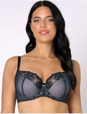 Бюстгальтер полумягкий Subtille KASSIOPEA BLUE semi-soft, Цвет: темно-синий, Размеры: 70E, изображение 3