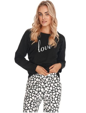 Пижама из хлопка Taro 2572-01 NICOLE черный, Цвет: черный, Размеры: S