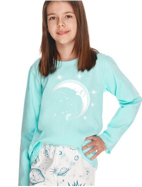 Детская пижама для девочки Taro 2589-2590 LIVIA бирюзовый, Цвет: бирюзовый, Размеры: 98, изображение 2