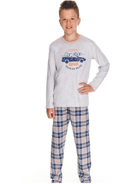 Детская пижама для мальчика Taro 2650-2651 MARIO серый, Цвет: серый, Размеры: 92