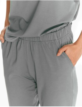 Домашний комплект из хлопка Taro 2772 LUCIA, Цвет: темно-серый, Размеры: S, изображение 3