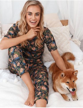 Женская пижама из хлопка Taro 2775 NOLITA черный, Цвет: черный, Размеры: S