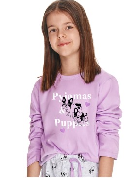 Пижама для девочки Taro 2781-2782 IDA сиреневый, Цвет: сиреневый, Размеры: 104, изображение 2