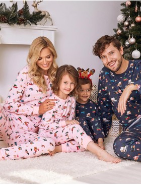 Новогодняя женская пижама Taro 2836 LAURA розовый, Цвет: розовый, Размеры: S, изображение 4