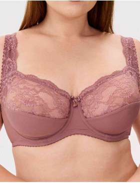 Бюстгальтер мягкий с подкроем Elli 1012 кофейно-розовый, Цвет: кофейно-розовый, Размеры: 75H