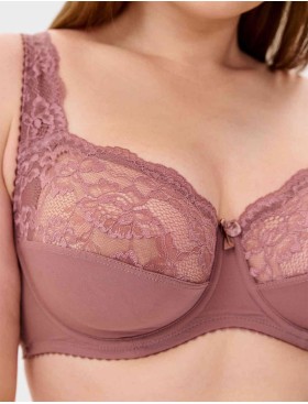 Бюстгальтер мягкий с подкроем Elli 1012 кофейно-розовый, Цвет: кофейно-розовый, Размеры: 75H, изображение 4