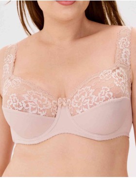 Бюстгальтер мягкий с подкроем Elli 1012 серебристый пион, Цвет: серебристый пион, Размеры: 75H