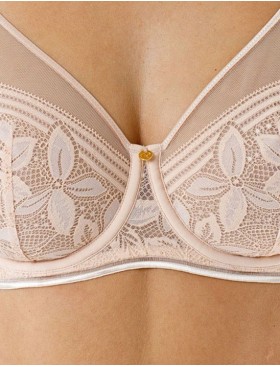 Мягкий кружевной бюстгальтер Coquette Revue IMPRESSIVE 81109-11, Цвет: кремовый, Размеры: 70D, изображение 4