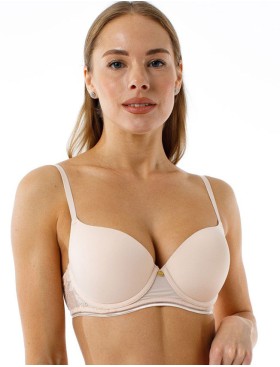 Бюстгальтер пуш-ап гель Coquette Revue IMPRESSIVE 82109-11, Цвет: кремовый, Размеры: 75D, изображение 3