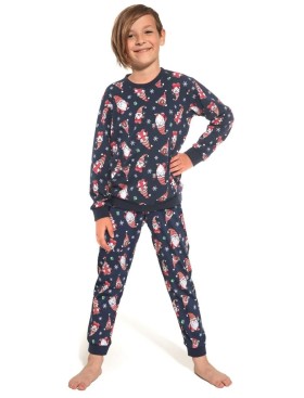 Детская пижама для мальчиков Cornette 264/263 GNOMES 3, Цвет: джинс/красный, Размеры: 110-116