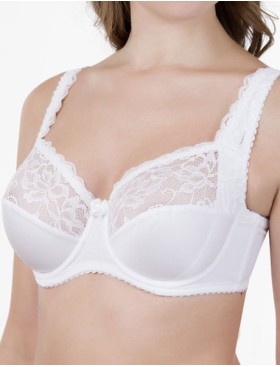 Бюстгальтер мягкий с подкроем Elli 1010 белый, Цвет: белый, Размеры: 90I