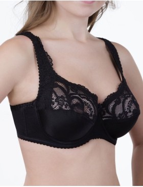 Бюстгальтер мягкий с подкроем Elli 1010 черный, Цвет: черный, Размеры: 90I