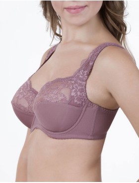 Бюстгальтер мягкий с подкроем Elli 1010 кофейно-розовый, Цвет: кофейно-розовый, Размеры: 90I