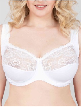 Бюстгальтер мягкий с подкроем Elli 1012 белый, Цвет: белый, Размеры: 75H