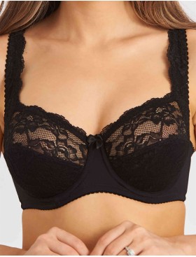 Бюстгальтер мягкий с подкроем Elli 1013 черный, Цвет: черный, Размеры: 75H