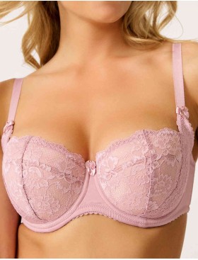 Бюстгальтер балконет Elli 7055 хрустальная роза, Цвет: хрустальная роза, Размеры: 75D