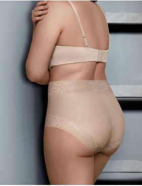 Высокие трусы слипы с кружевом Janira SOFT LACE 1030318 SUPER HIGH dune, Цвет: dune (песочный), Размеры: M, изображение 2