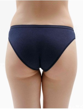 Трусы женские хлопок Milavitsa 265430 джинс, Цвет: джинс, Размеры: M, изображение 3