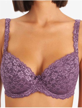 Бюстгальтер балконет пуш-ап Simona M 870 гортензия, Цвет: гортензия, Размеры: 70E