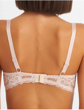 Бюстгальтер балконет пуш-ап классика Simona M 870 серебристый пион, Цвет: серебристый пион, Размеры: 95C, изображение 2