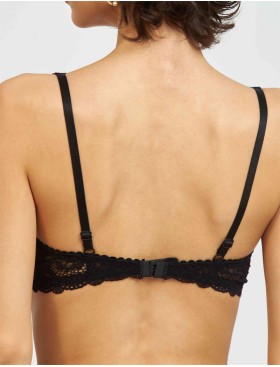 Бюстгальтер балконет пуш-ап классика Simona M 870 черный, Цвет: черный, Размеры: 90D, изображение 2